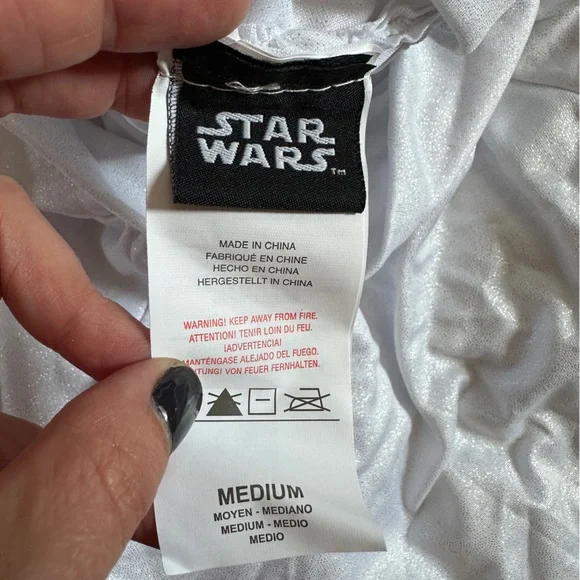 NWOT Rubies Star Wars Princess Leia Adult Costume Medium. *Smoke Free Home* - Picture 3 of 10